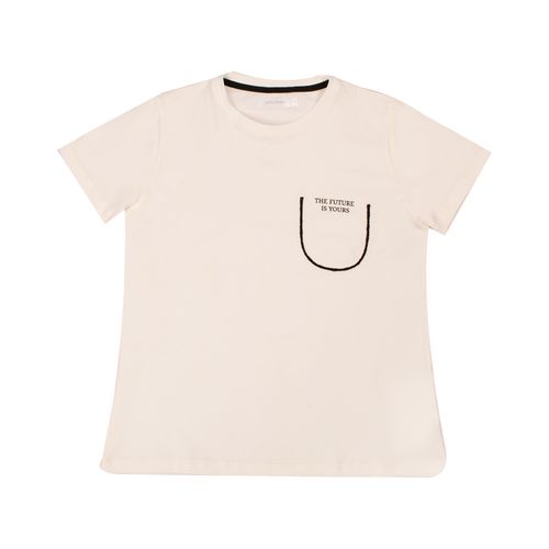CAMISETA BOLSILLO CRUDO