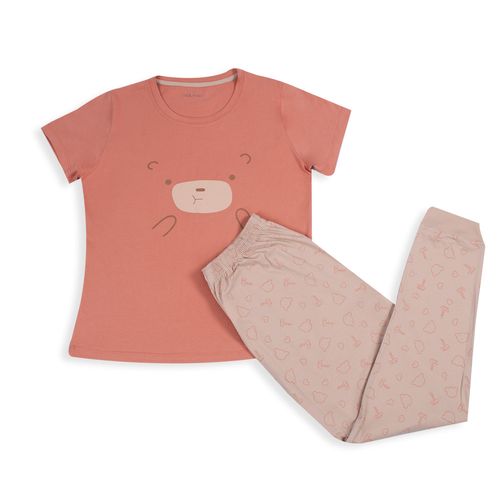 PIJAMA OSO ROSA
