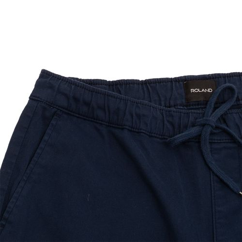 PANTALON CARGO GABARDINA AZUL