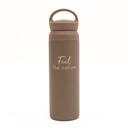 TERMO 500ML PLÁSTICO GRIS