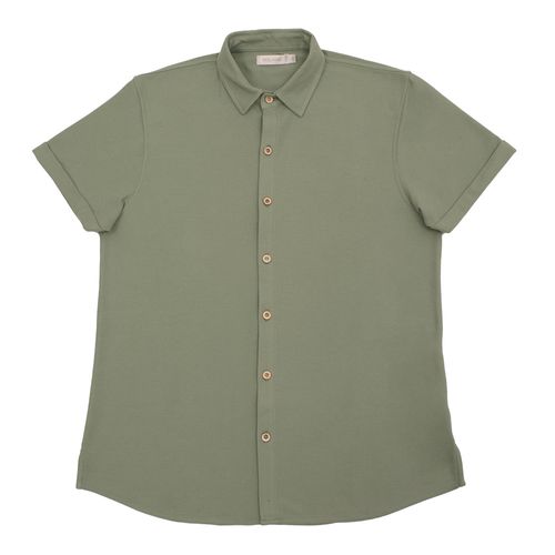 CAMISETA LLANA VERDE CEMENTO