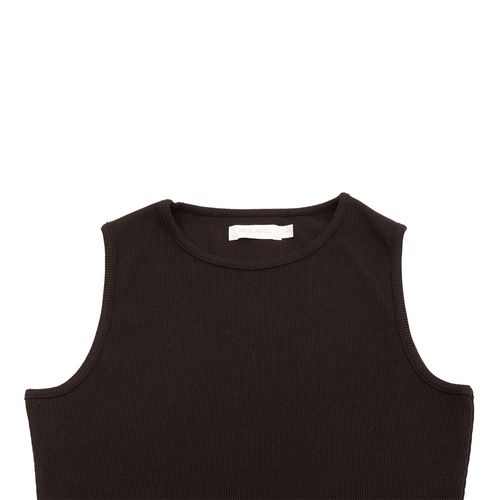VESTIDO CUELLO REDONDO NEGRO