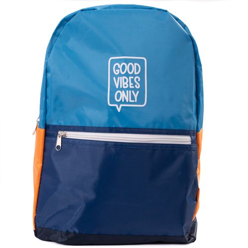 MOCHILA CIERRE AZUL