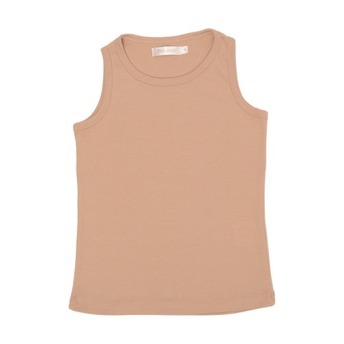 TOP CUELLO REDONDO BEIGE