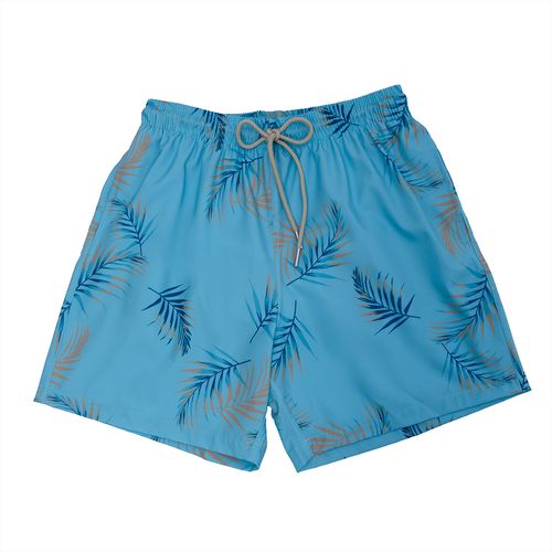 BERMUDA HOJAS CELESTE