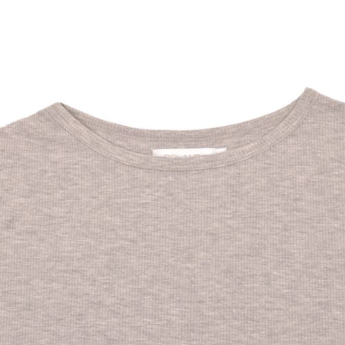 CAMISETA MANGA CAIDA GRIS