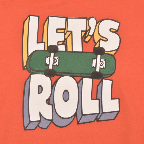 HOODIE LET´S ROLL NARANJA