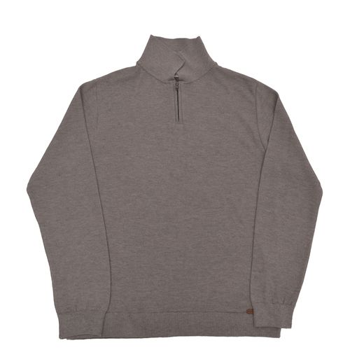 SWEATER TEJIDO CUELLO GRIS