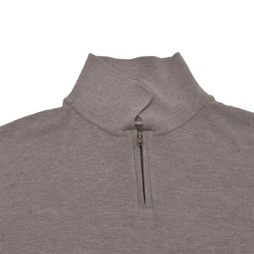 SWEATER TEJIDO CUELLO GRIS