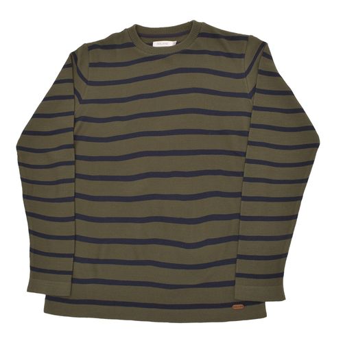 SWEATER TEJIDO RAYAS VERDE
