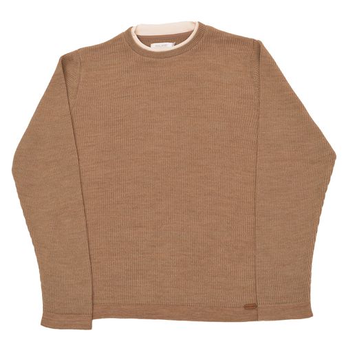 SWEATER TEJIDO CUELLO COMBINADO KAKY