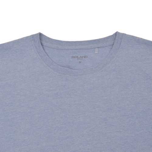 CAMISETA JERSEY CUELLO REDONDO CELESTE JASPE