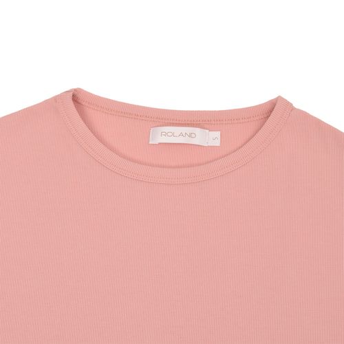 CAMISETA MANGA RECTA ROSADO