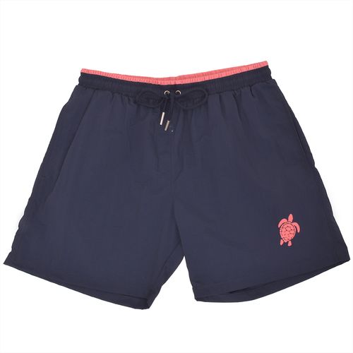 BERMUDA LLANA AZUL MARINO
