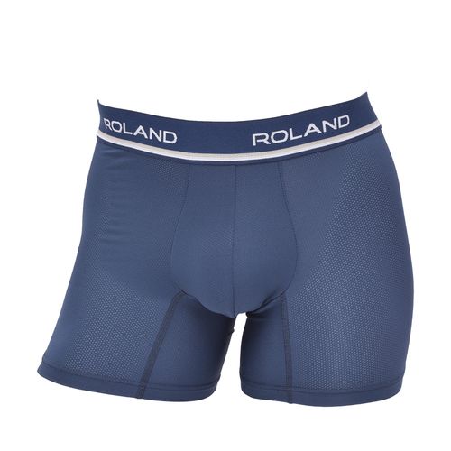 BOXER PIERNA MEDIA MICROFIBRA AZUL PACK X3
