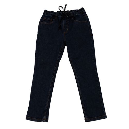 PANTALÓN DENIM BOLSILLOS AZUL MEDIO