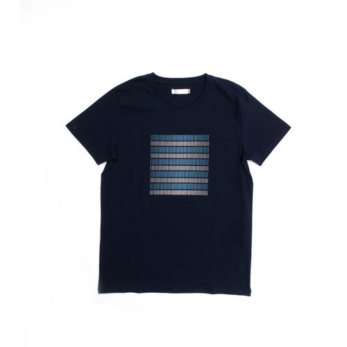 CAMISETA JERSEY BARRAS AZUL