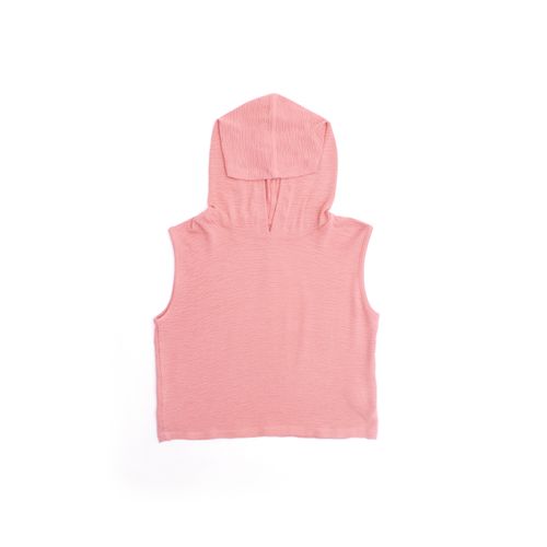 TOP GALLETA CAPUCHA ROSA