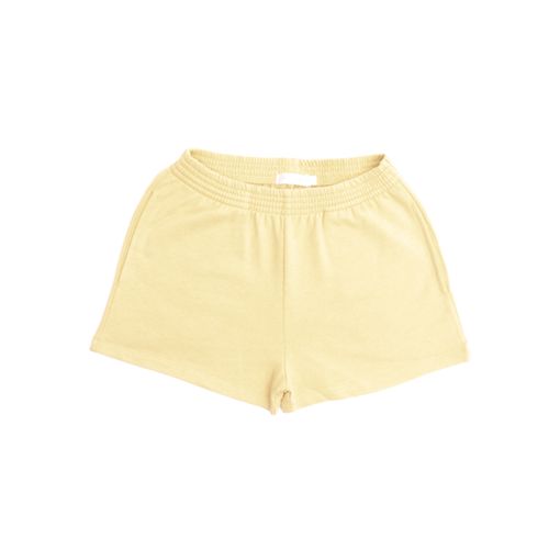 SHORT FLEECE BOLSILLOS AMARILLO