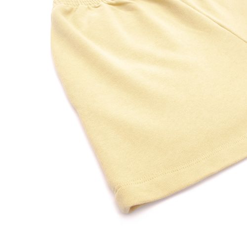 SHORT FLEECE BOLSILLOS AMARILLO