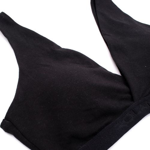 BRASIER ELASTICO VISTO NEGRO PACK X1