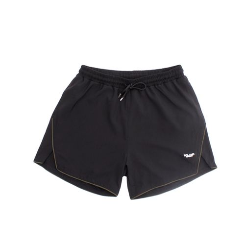 BERMUDA PRETINA ANCHA CORTE NEGRO