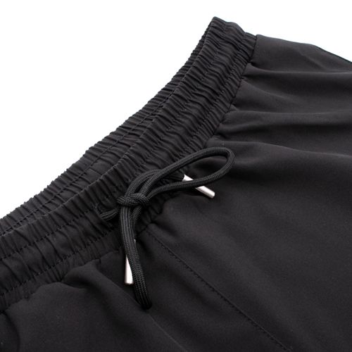 BERMUDA PRETINA ANCHA CORTE NEGRO