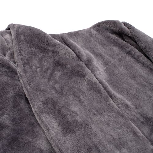 PIJAMA SALIDA DE CAMA LLANA GRIS