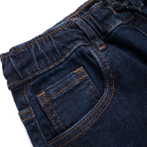 PANTALÓN DENIM BOLSILLOS AZUL MEDIO
