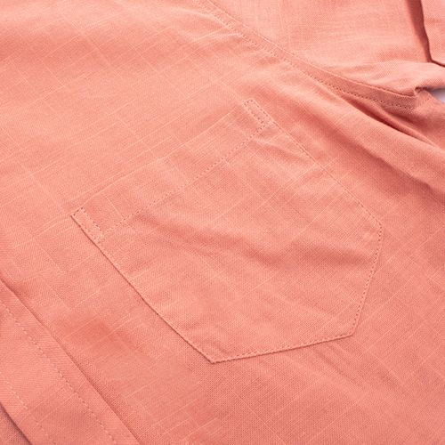 CAMISA MANGA CORTA LLANA CORAL
