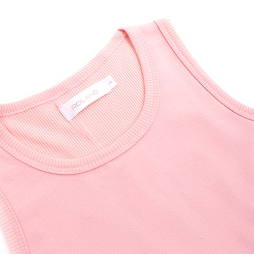 TOP CUELLO REDONDO FLEECE ROSA