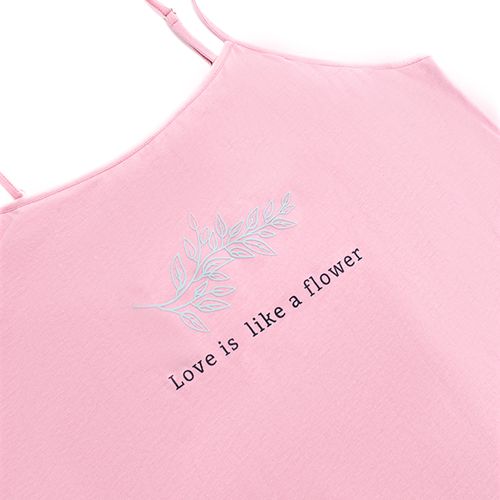 PIJAMA LARGO VESTIDO ROSA