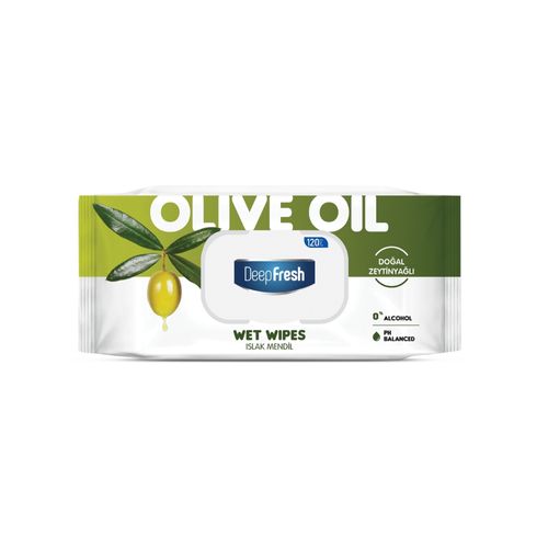 PAÑITOS HÚMEDOS ACEITE DE OLIVA 120PCS SURTIDO