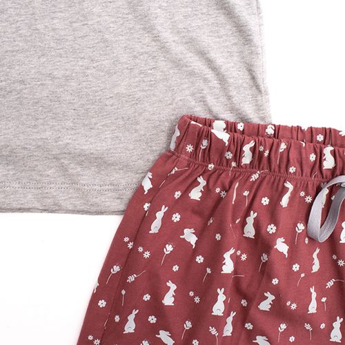 PIJAMA CANCELLED CONJUNTO MANGA CORTA+SHORT CRUDO
