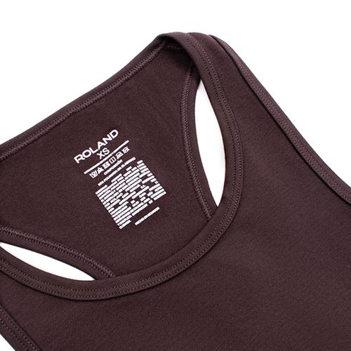 TOP SEAMLESS CUELLO REDONDO CAFÉ