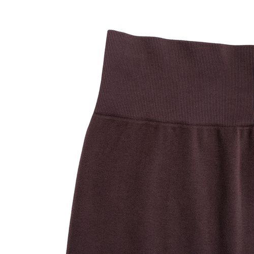 LEGGING SEAMLESS PRETINA ANCHA CAFÉ