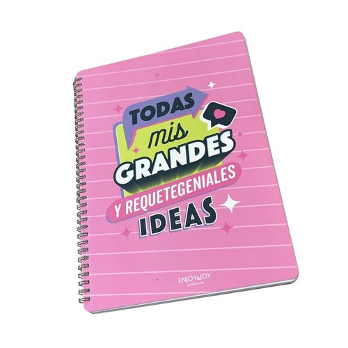 CUADERNO GRANDES IDEAS ANILLADO SURTIDO