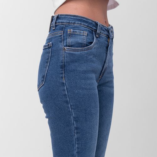 PANTALÓN DENIM SLIM AZUL