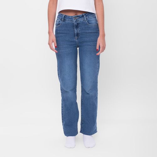 PANTALÓN DENIM FLARE CELESTE