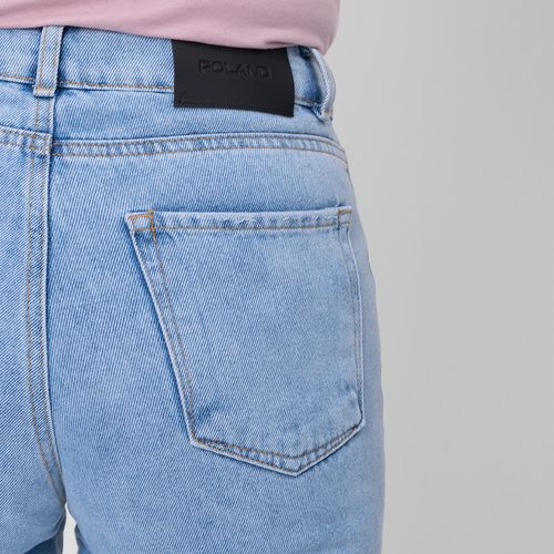 PANTALÓN DENIM FLARE CELESTE