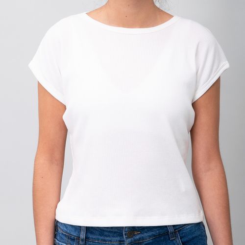 CAMISETA MANGA CAIDA CRUDO
