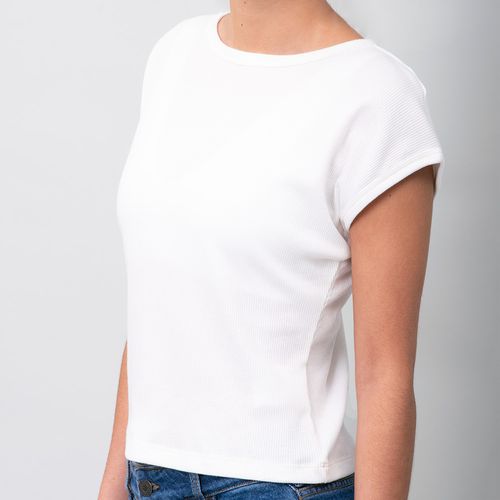 CAMISETA MANGA CAIDA CRUDO