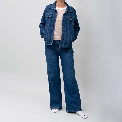 CHAQUETA DENIM  AZUL