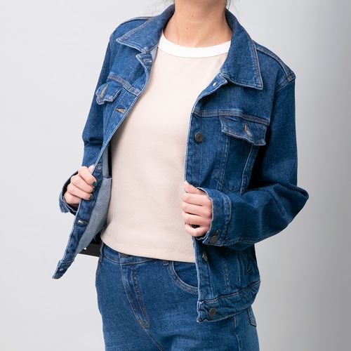CHAQUETA DENIM  AZUL