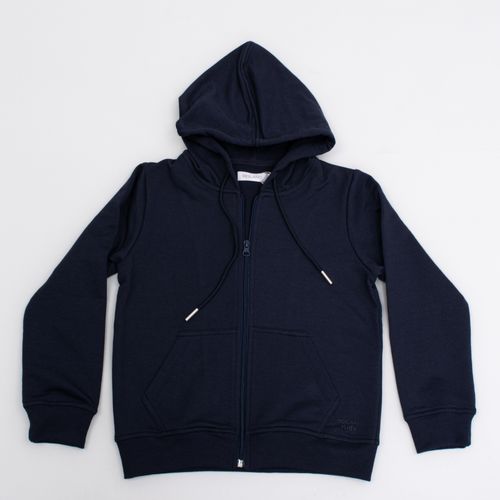 HOODIE BACK TO SCHOOL FLEECE AZUL MARINO