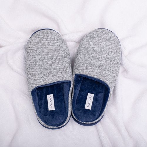 PANTUFLA FELPA GRIS