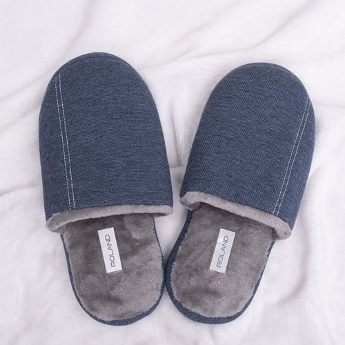 PANTUFLA FELPA AZUL