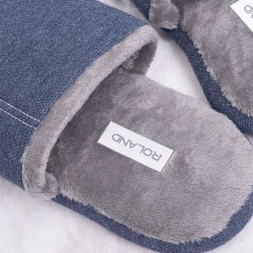 PANTUFLA FELPA AZUL