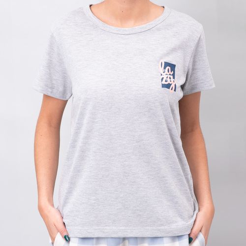 PIJAMA CAMISETA MIX & MATCH GRIS