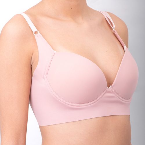 BRASIER MICROFIBRA ROSA PACK X1